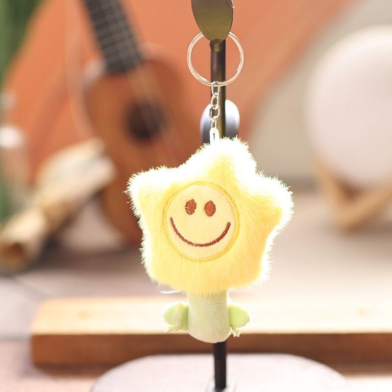 

Cute Flower Plush Toy For Bags And Key Holders In Gift Collections жёлтый