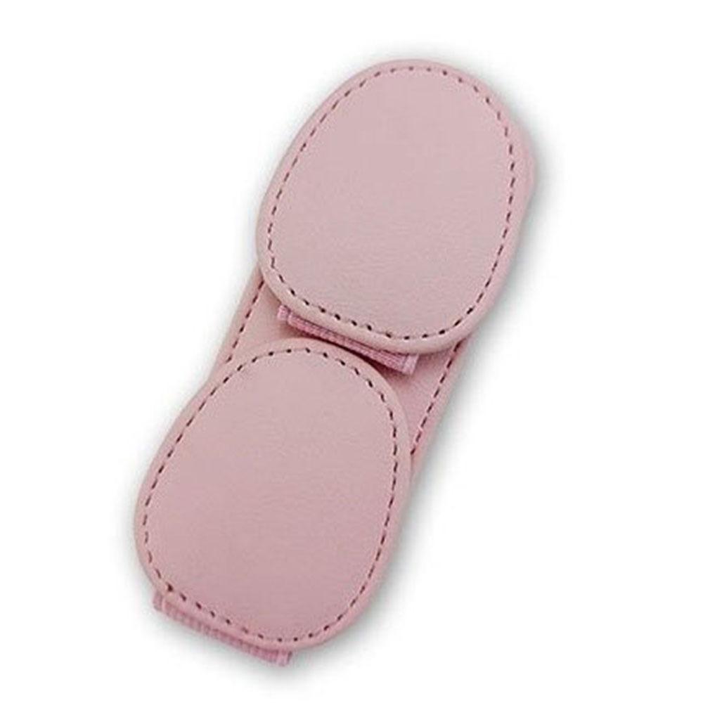 Double Clip Car Sunglasses Frame PU Leather Eyeglasses Storage Clip Ticket Card Clip  Truck
