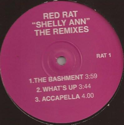 

12inch Record RED RAT - Shelly Ann The Remixes RAT1 NOT ON LABEL Non Japan Reggae, Ska & Dub Used