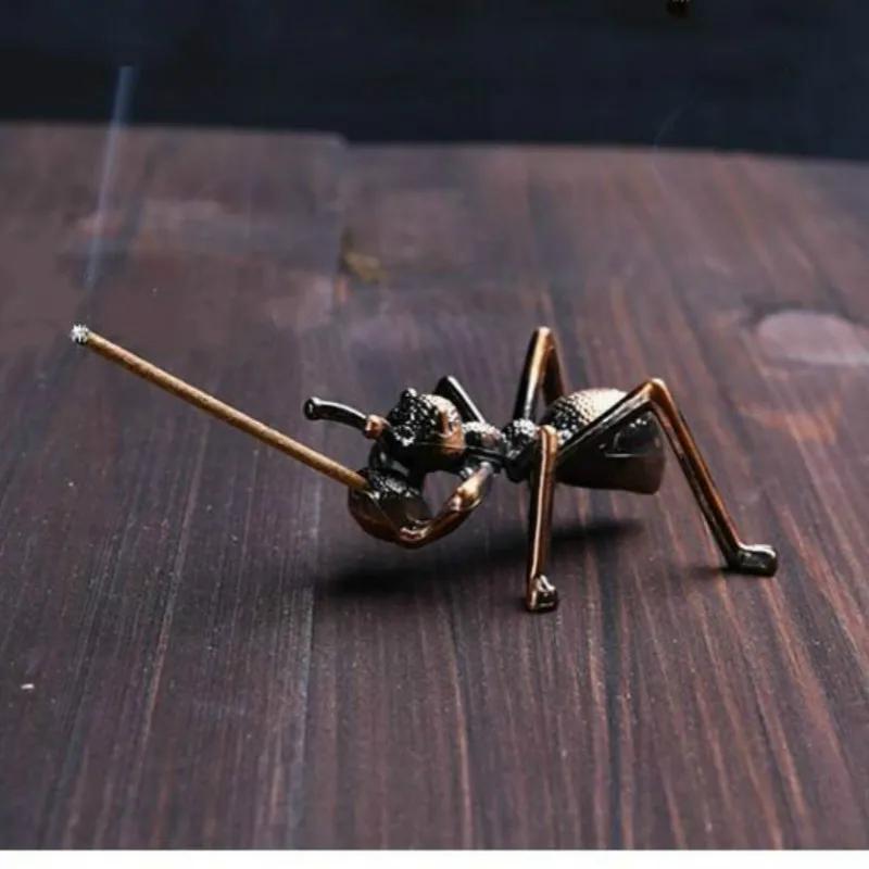 Alloy Ant Incense Stick Mini Incense Stick Holder Small Decoration Jewelry Boutique Incense Burner Home Decoration