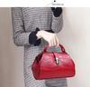 Retro Crocodile Grain Genuine Leather Doctor Bag - Large Capacity High-End Women's Handbag & Shoulder Bag