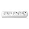 European Plug Socket Panel 16A Current Round Hole Plug Socket Wall Power Outlet Panel for Home Appliances 10 Holes