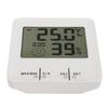 Thermometer Hygrometer Temperature Humidity Meter Digital Display Electric Clock for Home