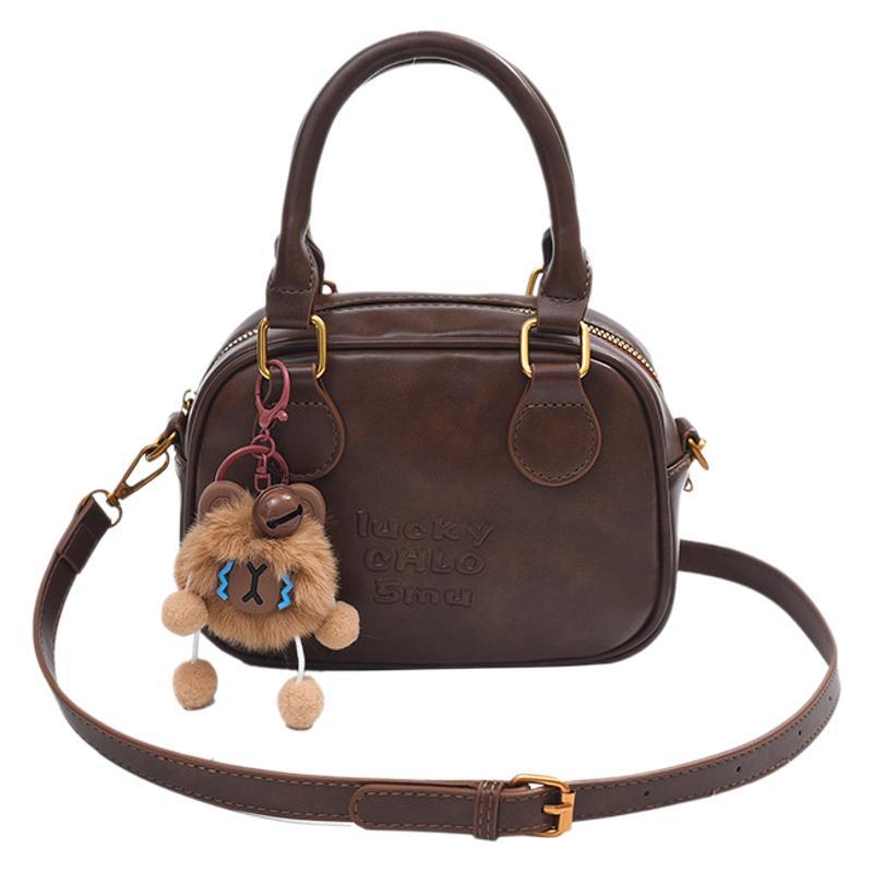 This year's popular versatile portable small square bag 2025 new fashion niche solid color shoulder messenger bag