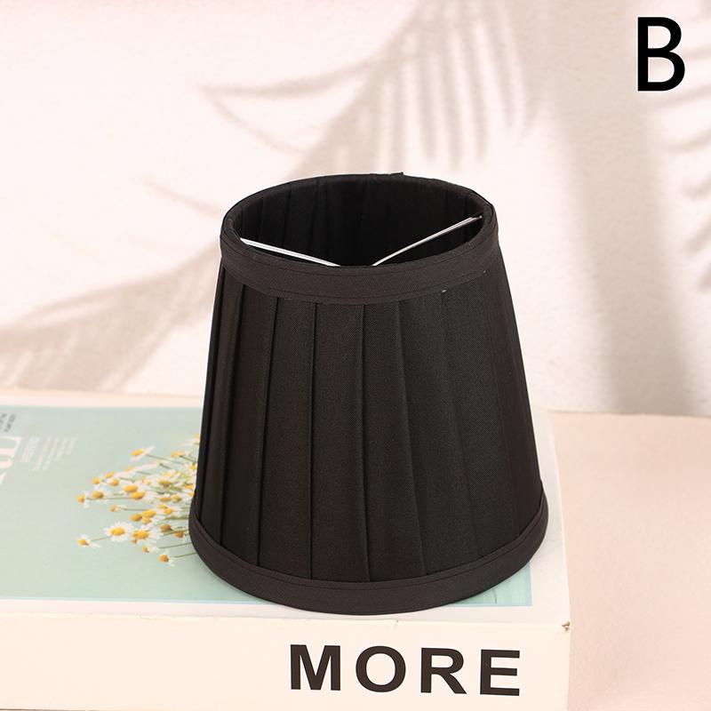 Dia 12Cm Modern Style Chandelier Fabric Lamp Shade Clip On Mini Wall Lamp Shade Hotel Bedroom Bedside Floor Lamp Shell Cover