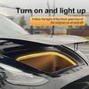 Universal for Tesla Model 3 Y - 12V Front Trunk Frunk LED Ambient Surround Light Flexible Silicone Strip Decorative Lamp