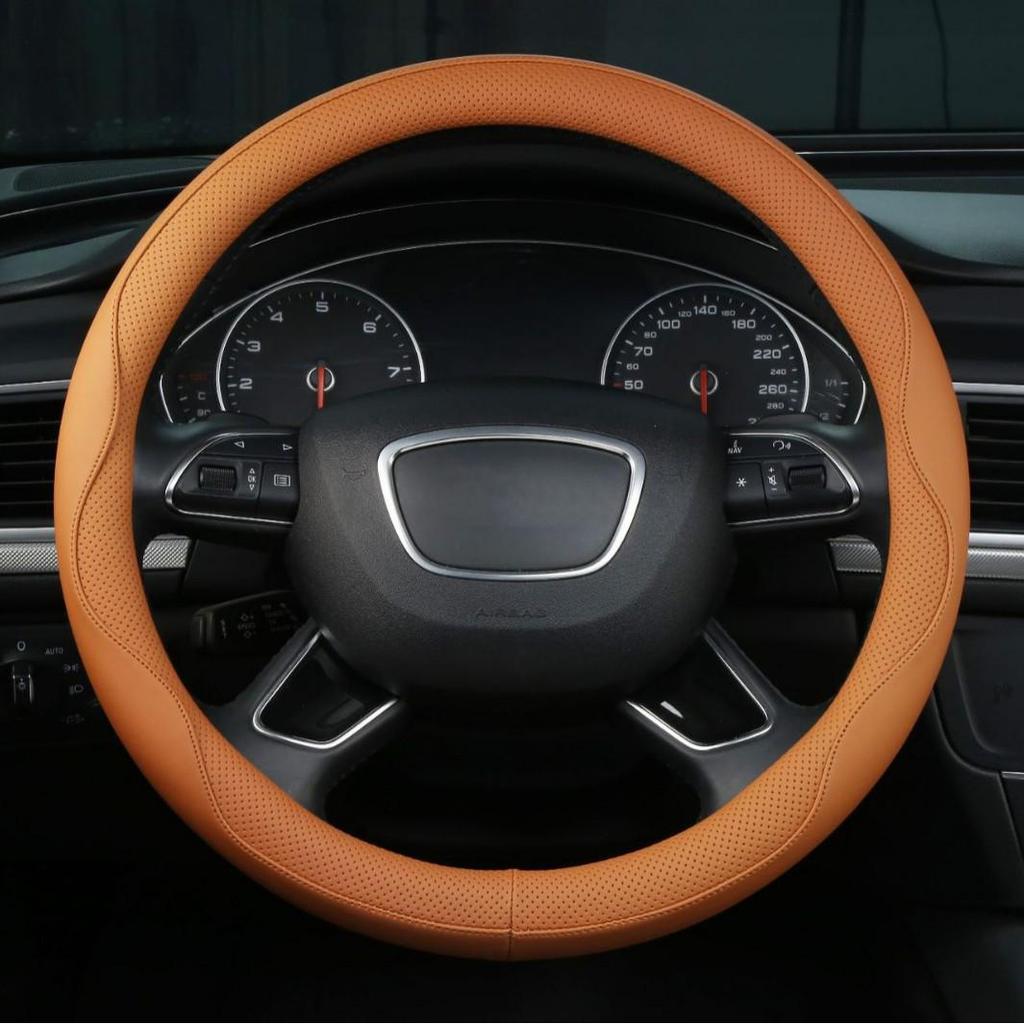 Universal Curve Steering Wheel Cover: All-Season Car Handle Protector