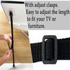 TV fixed with earthquake -tipping straps, TV tables and chairs with tight kun rope with furniture -tipping rope