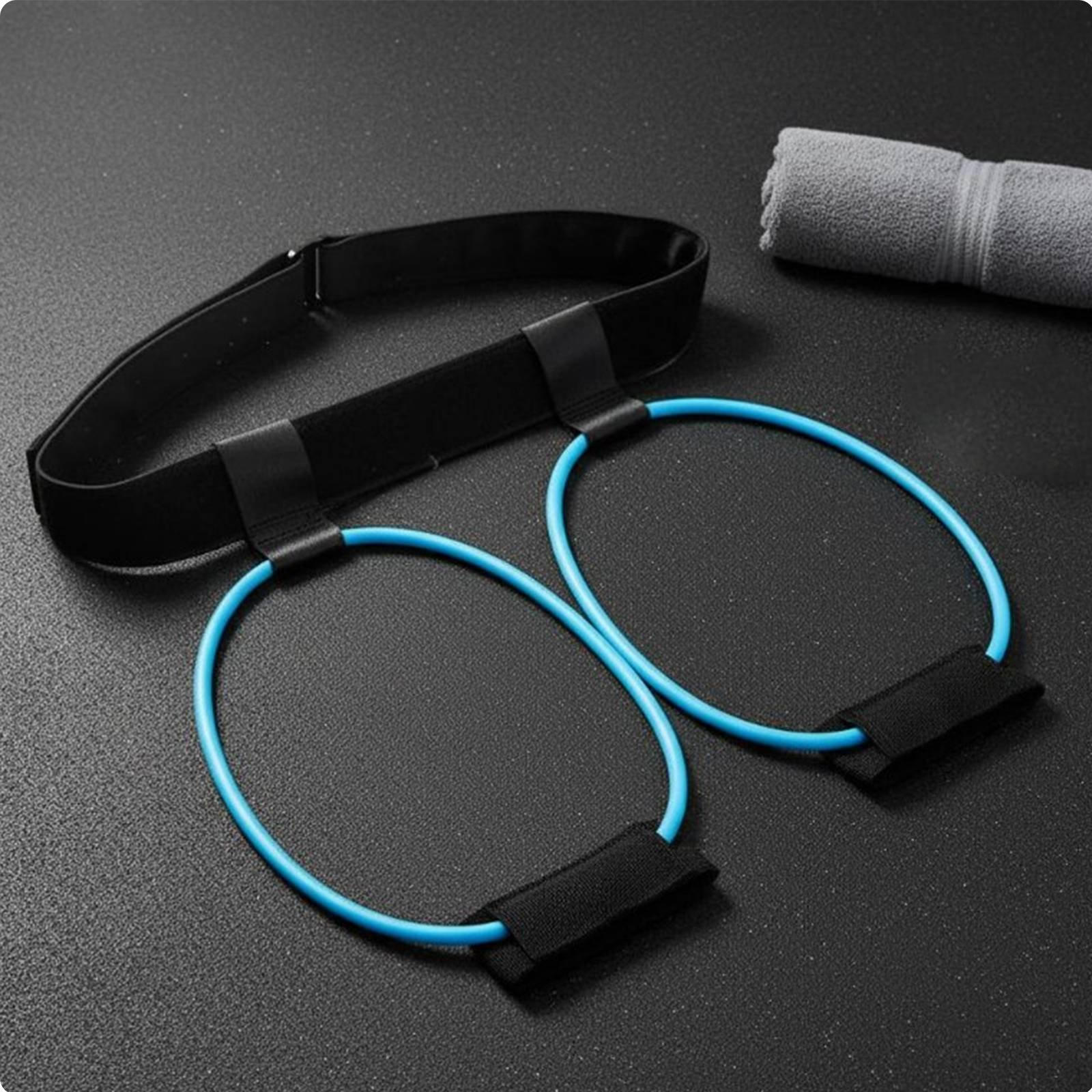 Hip Belt Resistance Bands Waist Comfortable Padding Leg Kickback for Women,