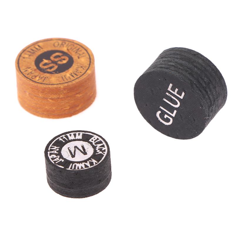 Kamui Tips 11/14Mm Japonské Kulečníkové Karambolové Poolové Špičky Kulečníkové Tágo Špičky H M S Hm Ss Tvrdost Snookerové Kulečníkové Příslušenství