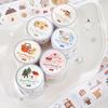 6pcs/1lot Decorative Adhesive Tapes Sweet Life Scrapbook Junk Journal DIY Paper Japanese Masking Scrapbooking Stickers