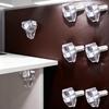 Cabinet Shelf Pegs, Shelf Support Pegs for Shelves, Clear Plastic Peg Cabinet Shelf