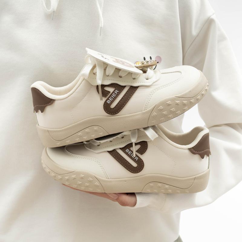 Spring new retro shoes breathable German training shoes casual leather board shoes