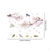 Tree Branch Art Decals Floral Birds Wall Stickers Convenient Decorative DIY Waterproof for Dining
