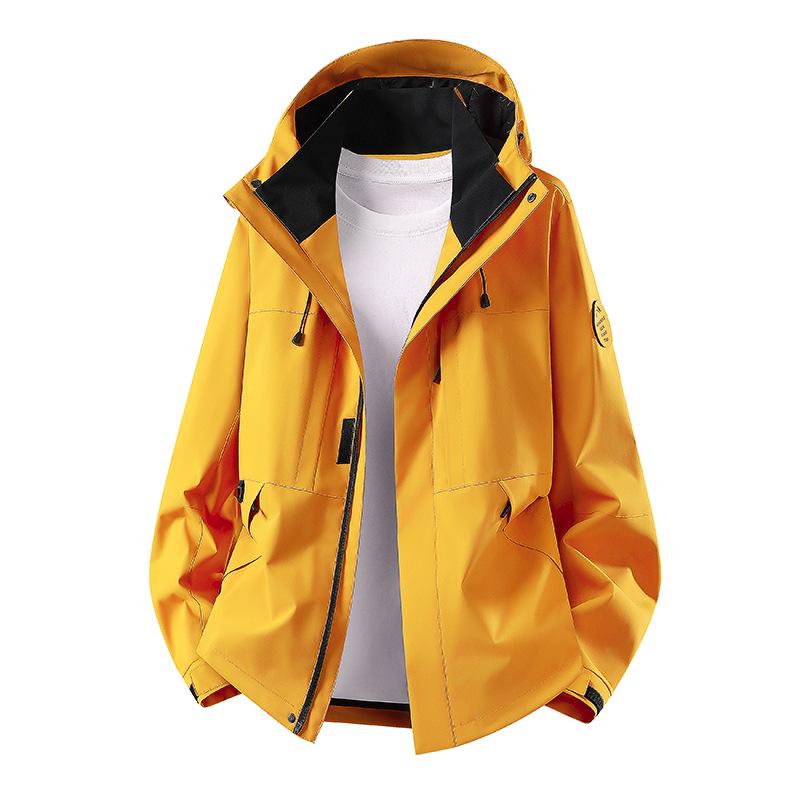 2026 Unisex 3-in-1 Hooded Windbreaker: Versatile Outdoor Jacket