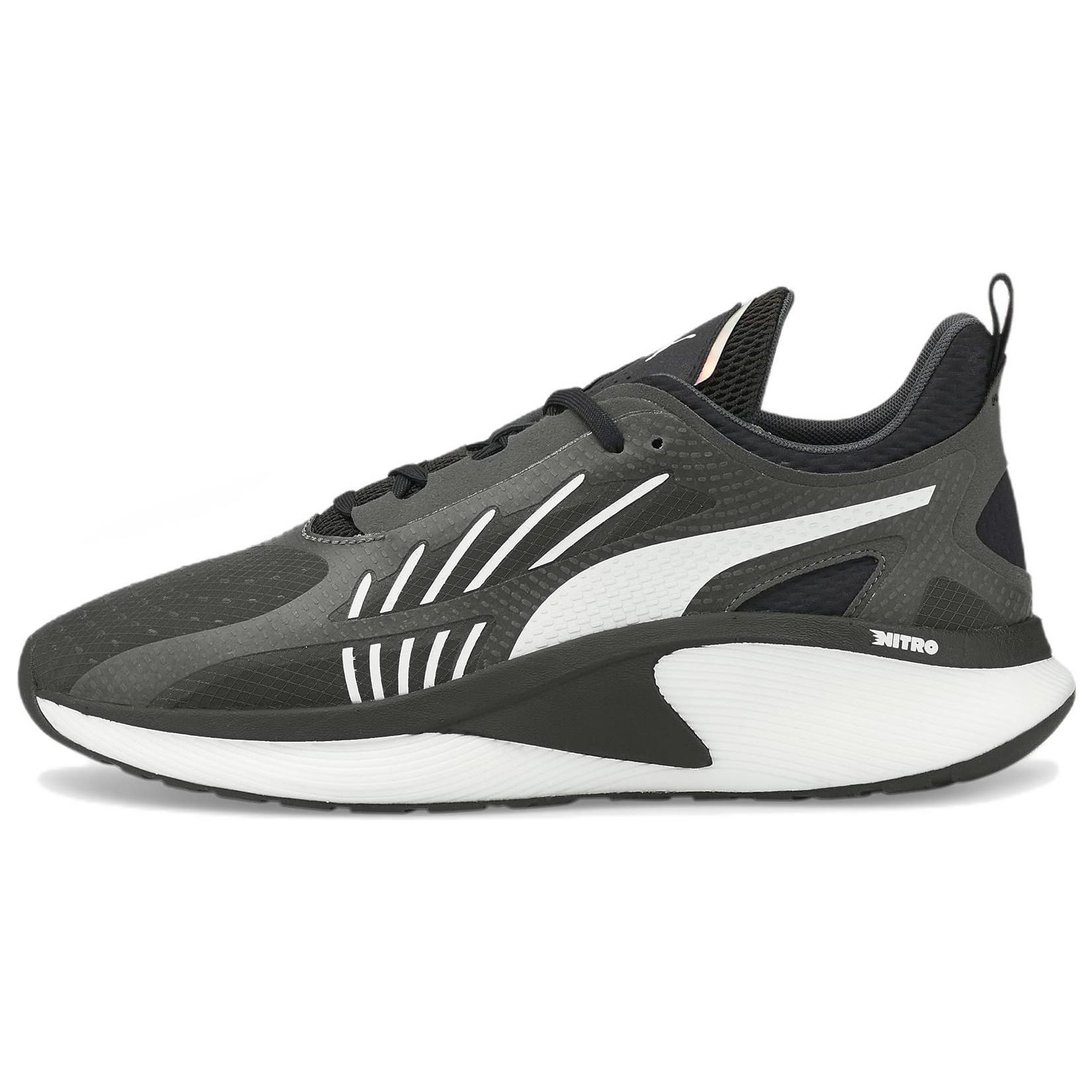 

Puma Fracture Nitro Ткань Амортизация Нескользящие Износостойкие Низкие Кроссовки для Бега Унисекс Кроссовки для Бега Черный 195205-01 36