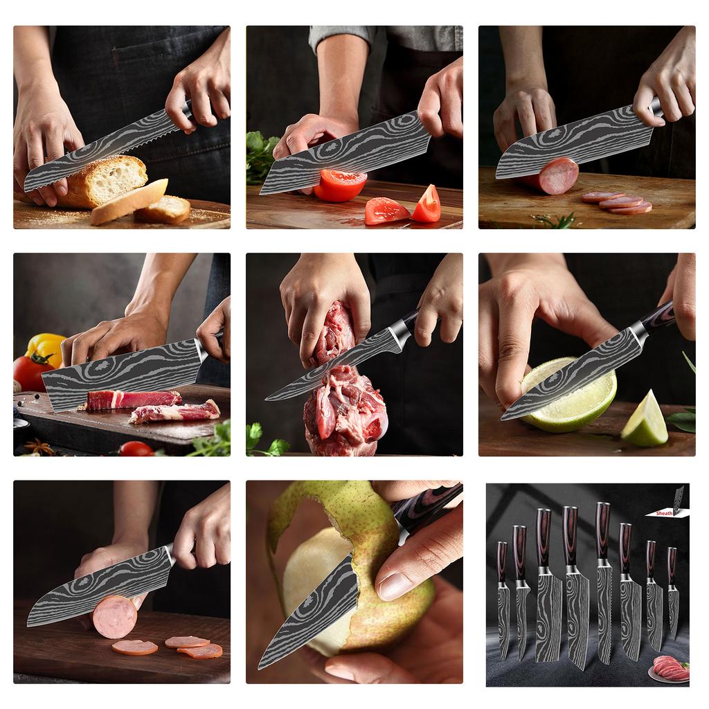 Magnetic Knife Holder Set 18Inch Kitchen Knife Stand Bar Strip Wall Magnet Block Aluminum For Knives Storage Cooking Accessories