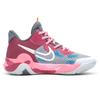 Nike KD Trey 5 IX Cushioning Slip Resistant Abrasion Resistant Breathable Mid top Basketball Shoes Unisex Blue Pink CW3402-011(Team628-)