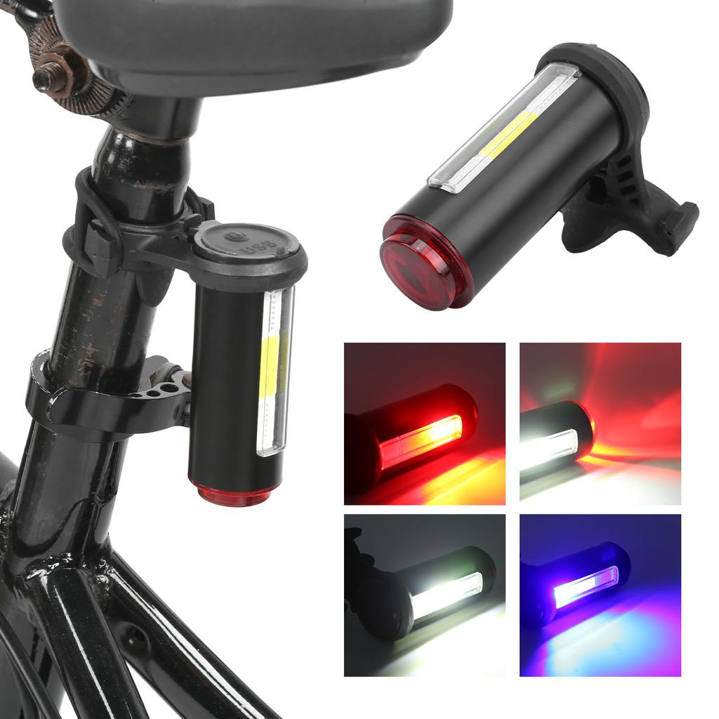USB Charging Bike Taillight LED High Brightness Bicycle Rear Lights Night Cycling Equipment