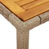 Vidaxl 3-Cz. Garden Furniture Set With Cushions, Beige, Poly Rattan