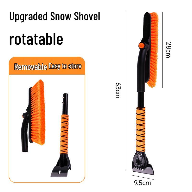 

Багатофункціональна телескопічна автомобільна снігова лопата та щітка-скребок для льоду