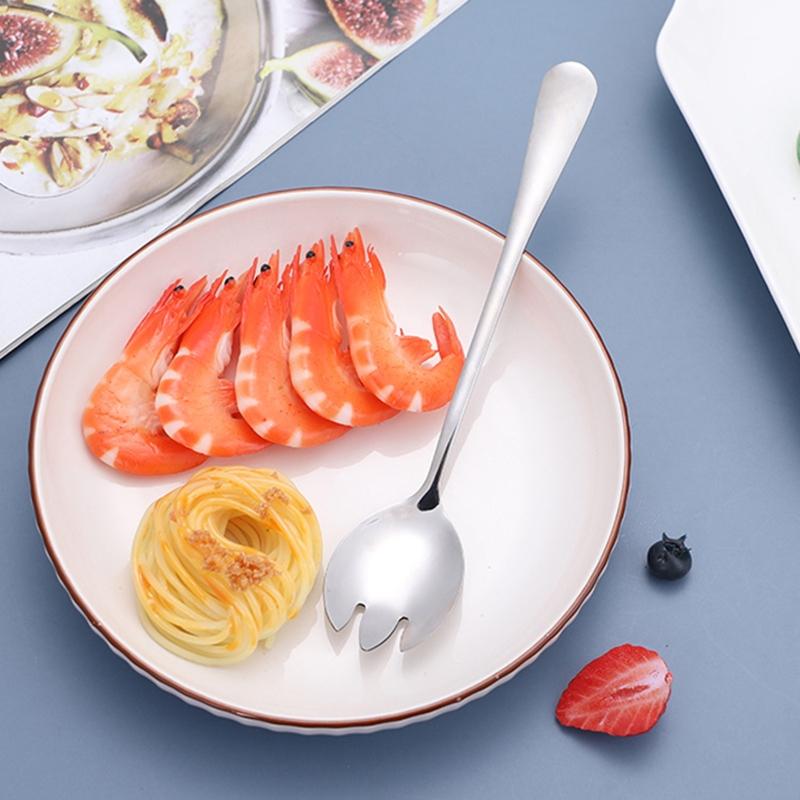 Stainless Steel Serving Utensils Salad Spoon and Fork Salad Serving Set Salad Servers 4 Colors for Kitchen Serving Salad