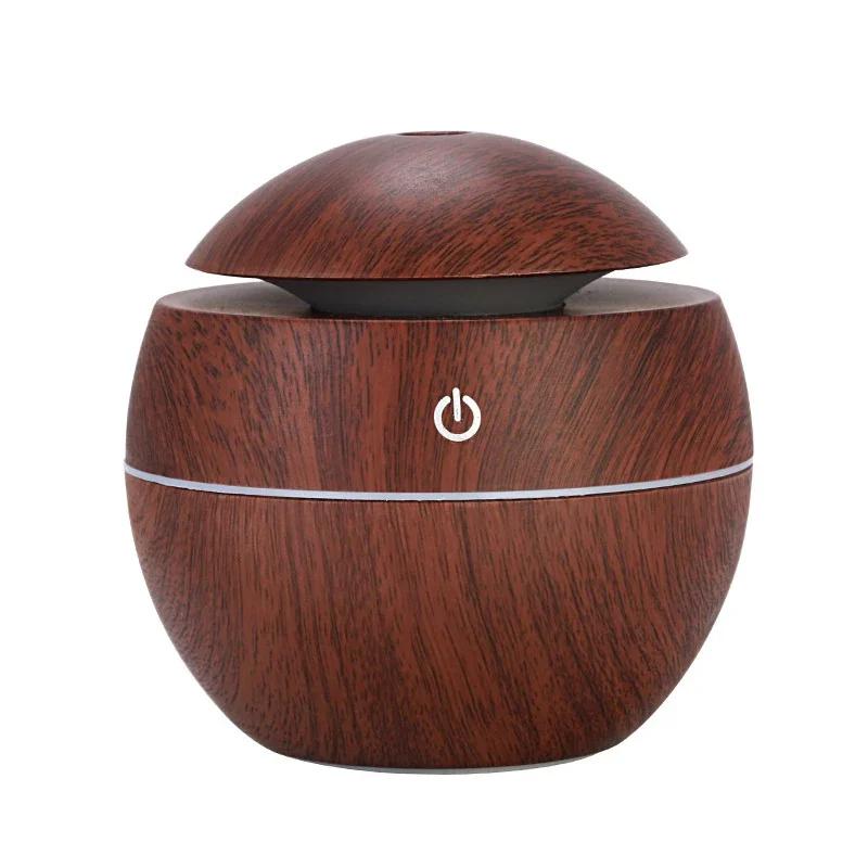 Wood Grain Air Humidifier Mini Electric Humidifier Usb Cool Mist Sprayer Aromatherapy Essential Oil Diffuser Bedroom Desktop