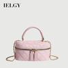 Niche Design Sweet Female Bag Chain Box Bag Embroidered Thread Diamond Shoulder Messenger Bag Portable