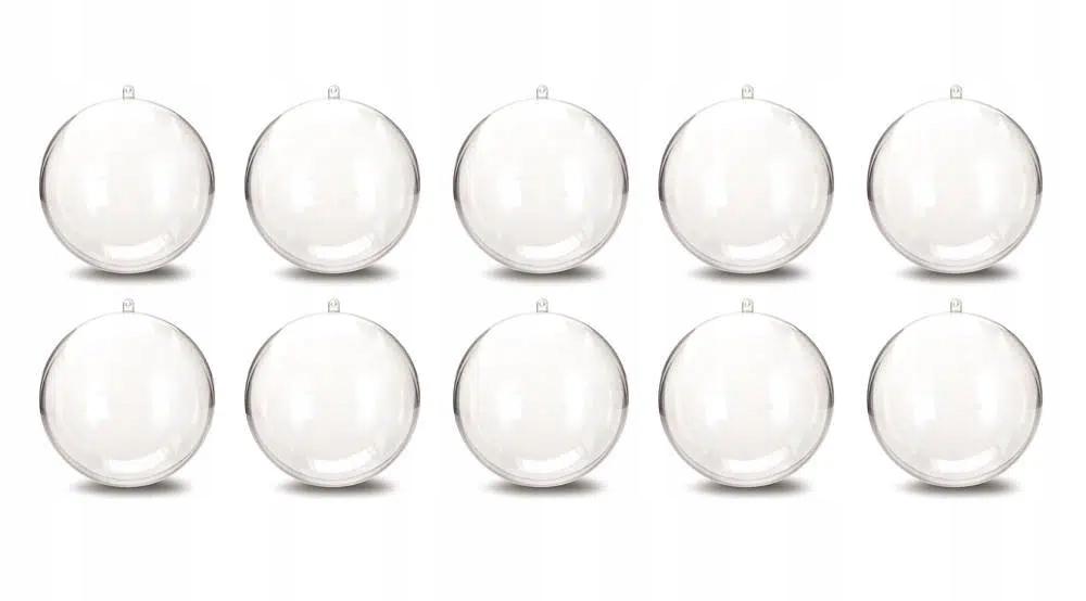 Acrylic Baubles 10X Opening Baubles