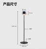 USB Rechargeable LED Table Lamp Touch Switch 3 Color Tempurture Dimmable Desk Lamp Modern Office Bar Restaurant Ambiance Light
