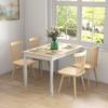 Four-Seater Farmhouse-Style Wooden Table