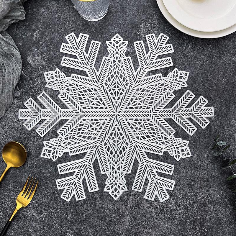 

Рождественские термостойкие моющиеся снежинки декоративные противоскользящие украшения для дома 38cm