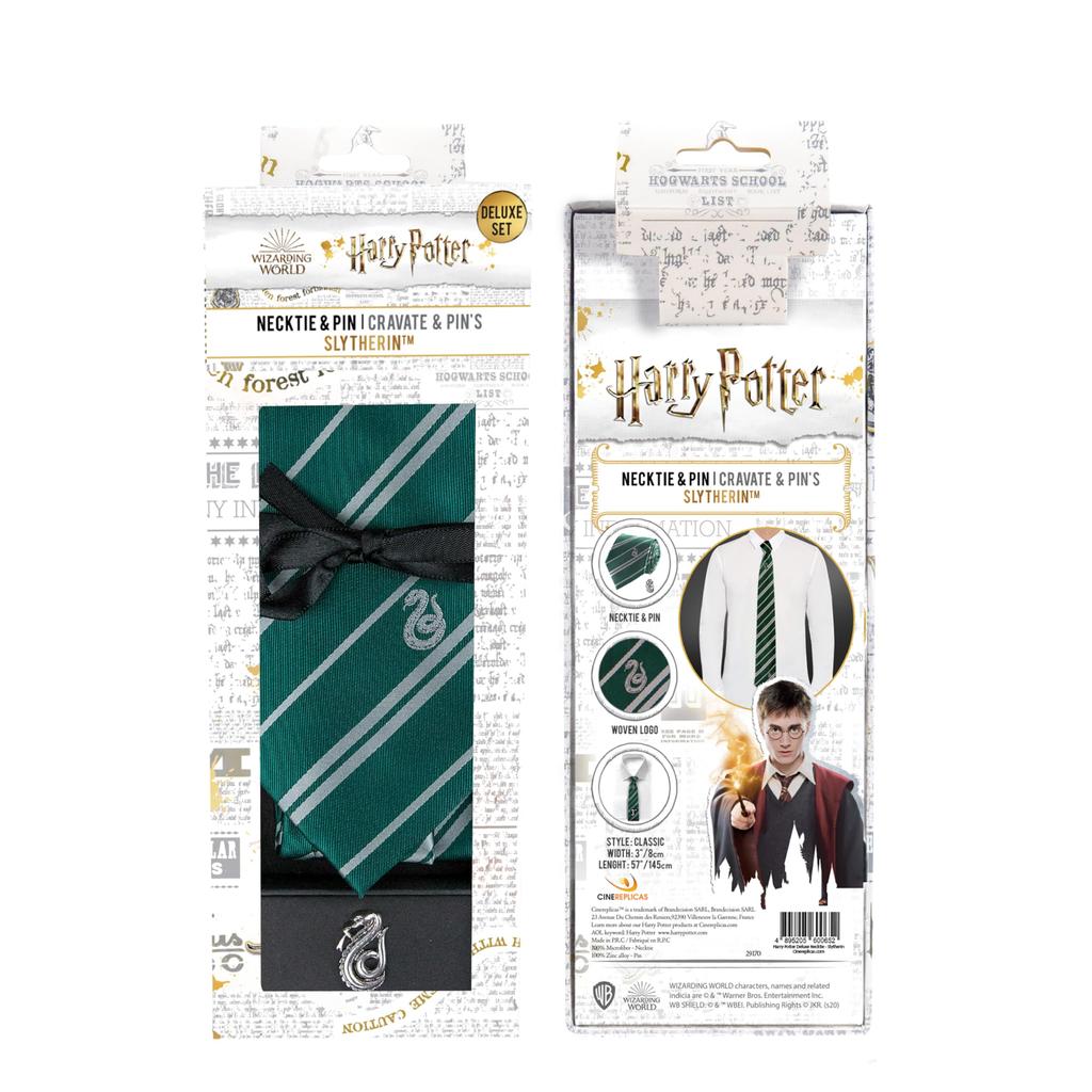 [Cinereplicas] Zmijozelská prémiová kravata Harry Potter Oficiální