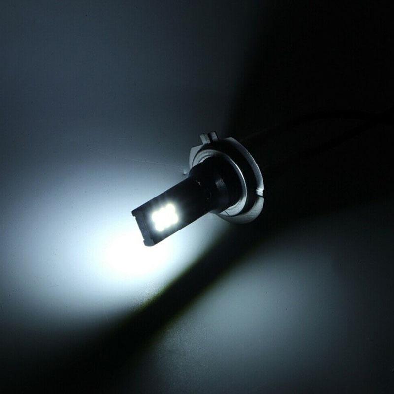 2/4PCs H7 Led Headlight Bulb Kit Car Fog Light Bulbs High Low Beam 12V 80W High Power Car Fog Light 6500K Headlight Bulbs 1100LM