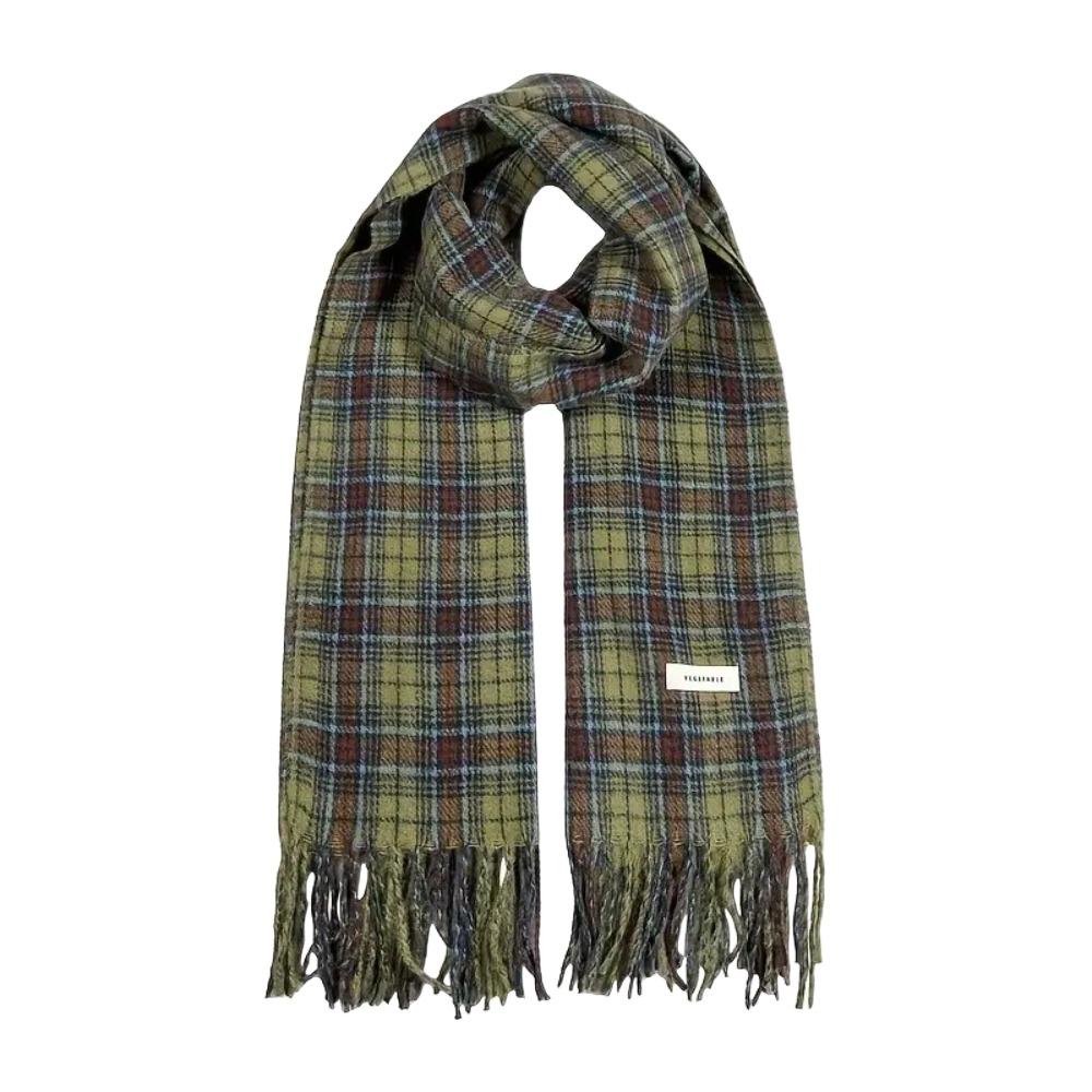Tassel Winter Cashmere Scarves Plush Cape Wraps Retro Long Shawl  Autumn Winter