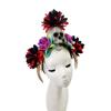Realistic Skull Skeleton Hand Headband For Halloween Costume Parties And Spooky Event with Colorful Flower for Women Men