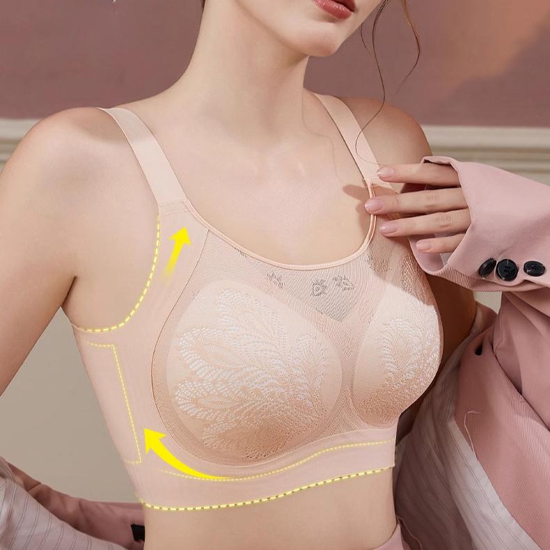 Underwear Women's Thin Anti Sagging Seamless Bra Plus Size Bra Sports Lace Breathable Bra