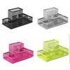1Pc Fashion Multifunctional Office Stationery Desk Organizer Mesh Collection Pen Holder Organizer Box Office School Supplies