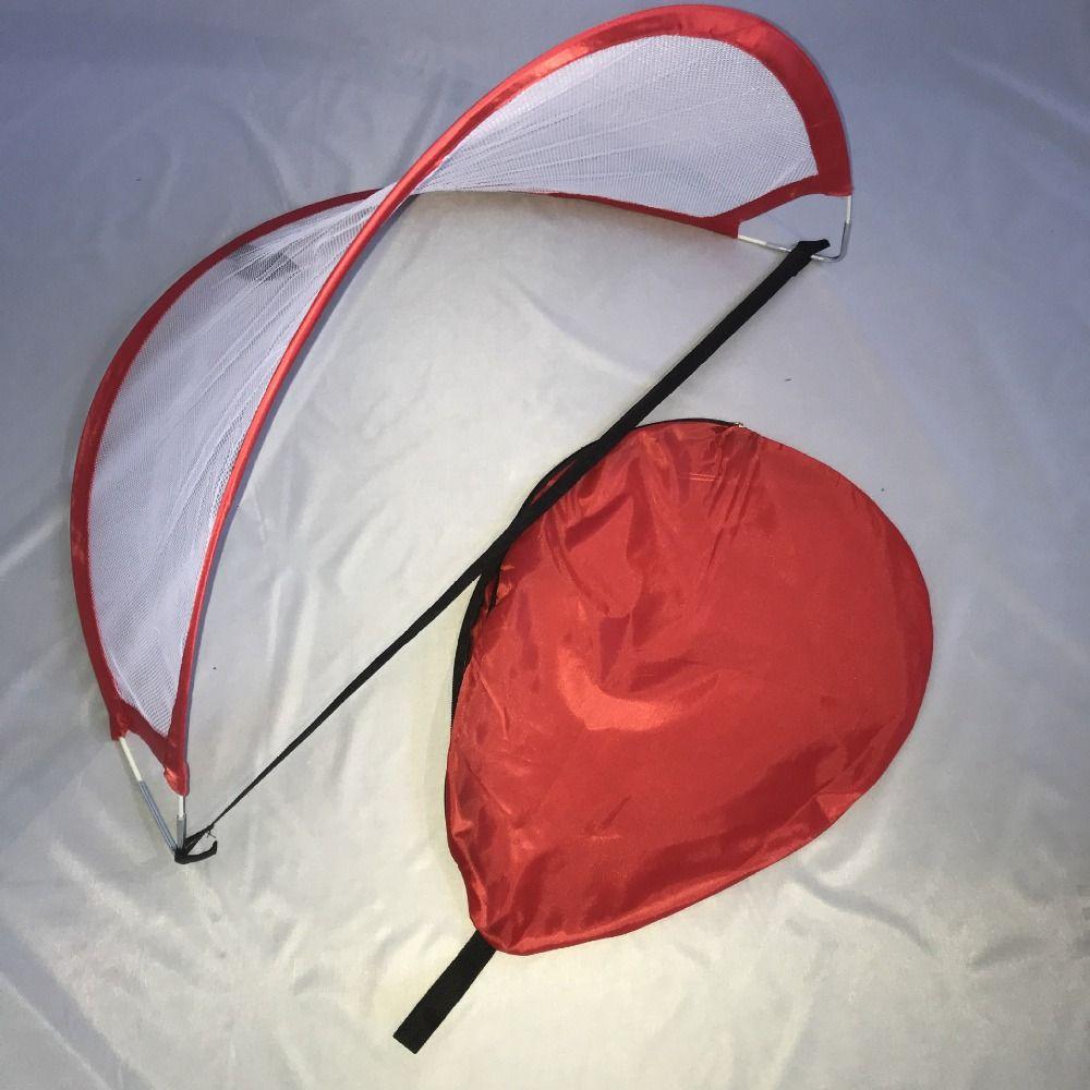 Pop Up Soccer Goals Set Folding Children's Football Gate Mini Soccer Nets  Indoor Outdoor