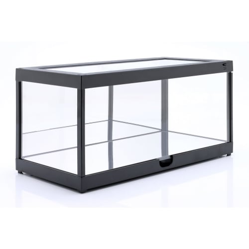 

Acrylic Display Box, 1 Tier, with LED Illumination, Mirror, USB Powered, Showcase for Model Cars and Diecast Toys (Black with Mirror)