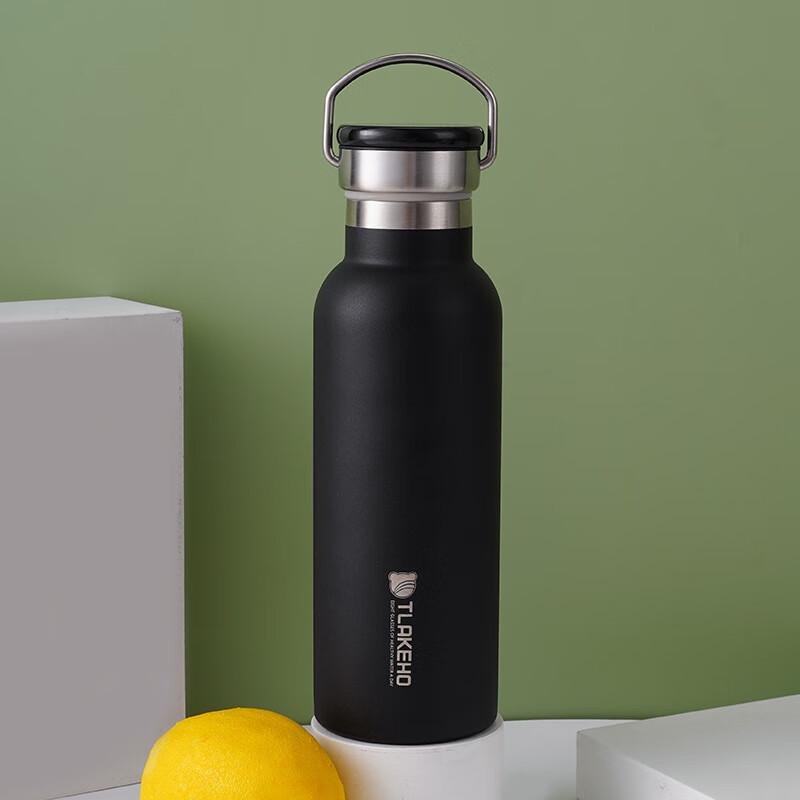 TLAKEHO Stainless Steel Smart Insulated Sports Bottle