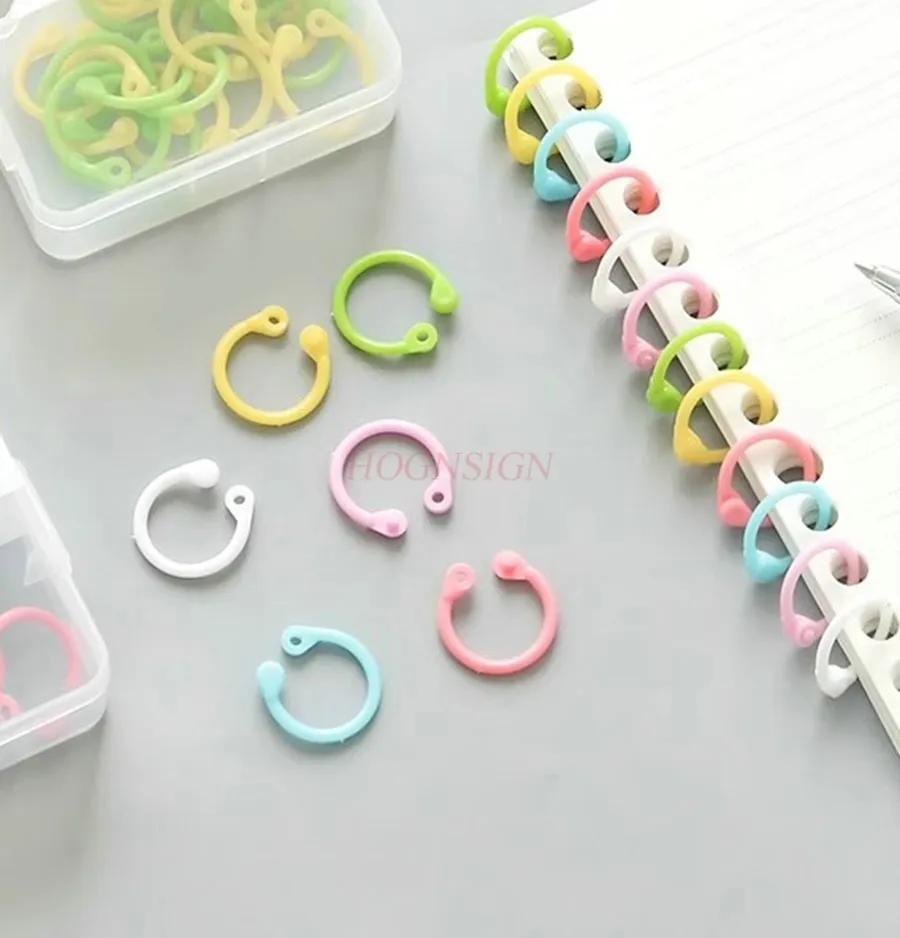 Loose Leaf Folder Ring, Loose Leaf Paper Clip Ring, Fixed Clip, Card Binding Ring, Punched Loose Leaf Ring Ring