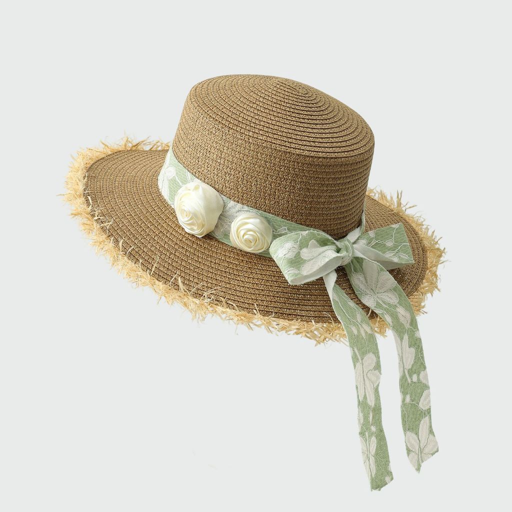 

Summer Beach Hat For Women With Wide Brim Breathable Straw Sunshade For Vacation