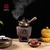 Handmade Ceramic Charcoal Stove Chaozhou Gongfu Tea Ceremony Outdoor Use Durable Retro Style