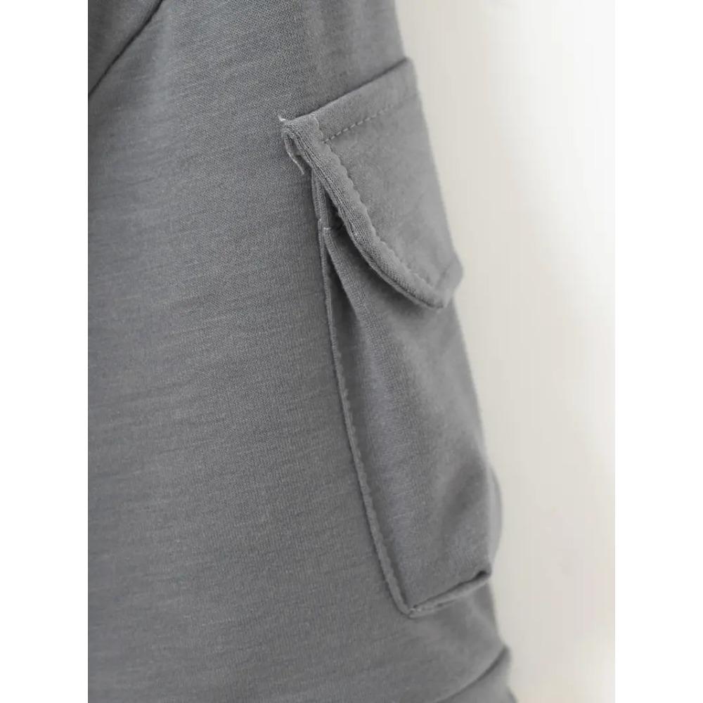 Men's Daily Casual Polo Shirt with Collar Buckle