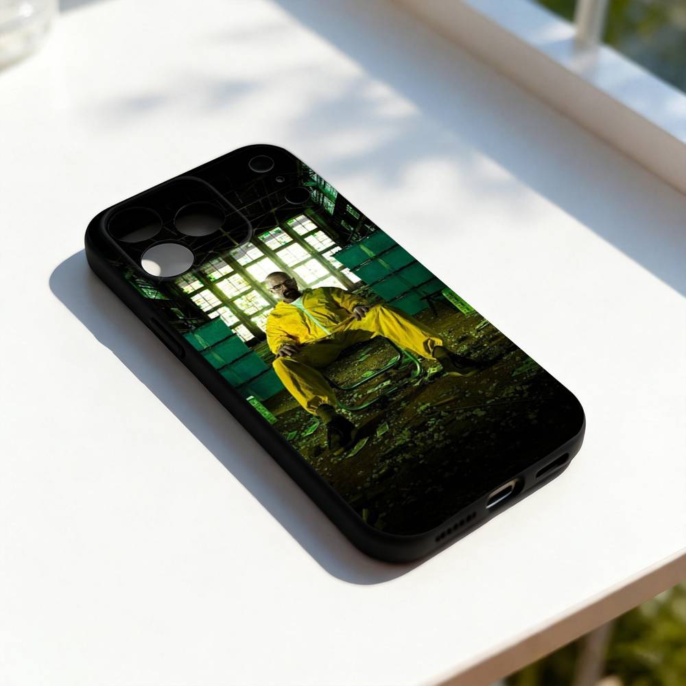 

B-Breaking B-Bad Seriesv Phone Case For iPhone 17,16,15,14,13,12,11,Pro,Max,Plus,E,SE4,Air,Mini Black Soft Cover iPhone12PROMAX