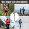 T-handle Trekking Poles Aluminum Alloy Four-section CollapsibleTelescopic Sticks Lightweight Walking Climbing Stick For Outdoor
