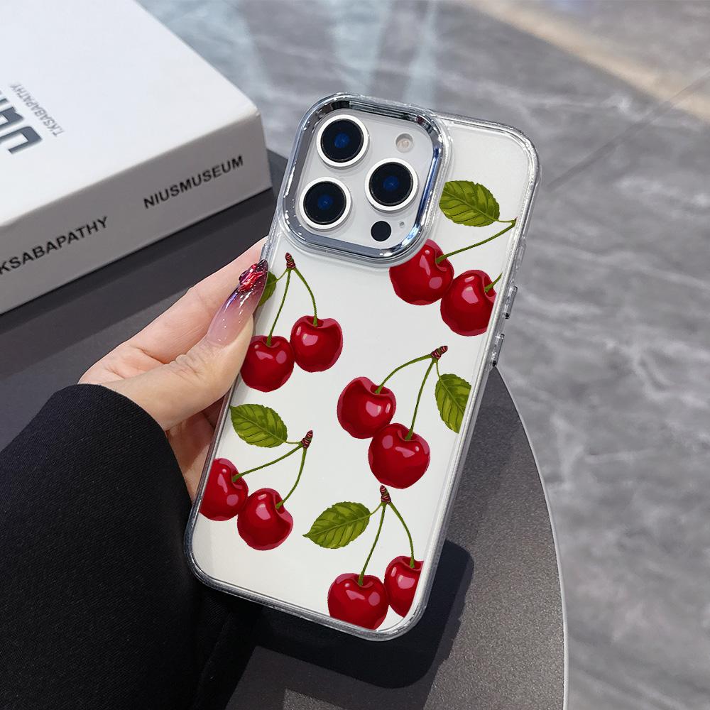 

Fashion Cherry Bow Pattern Phone Case For Google Pixel 10 9 8 7 8A 9A XL Pro 4G 5G Transparent Soft Silicone TPU Back Cover Pixel 10 Pro XL 5G