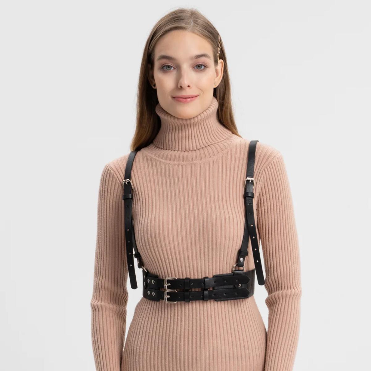 Регулируемый поясной ремень и комплект ремней для тела - Женский модный аксессуар для платьев, рубашек и костюмов для косплея