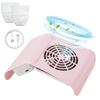Japanese High-Suction Silent Nail Dust Collector with USB Phototherapy Function